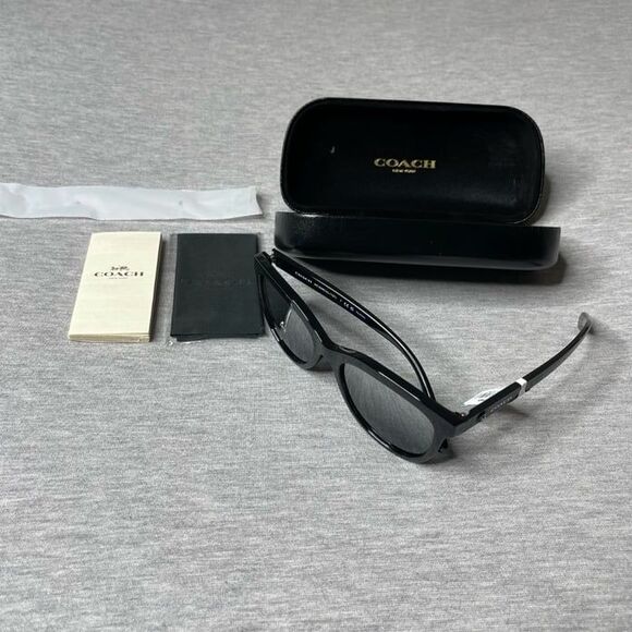 COACH Women’s 56mm Cat-Eye Pillow Downtown Sunglasses main image 11